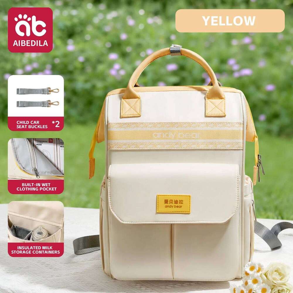 AIBEDILA Baby Diaper Bags Large Capacity Waterproof Mommy Bag Lightweight Multi-Functional High Quality Backpack Traveling Z260304