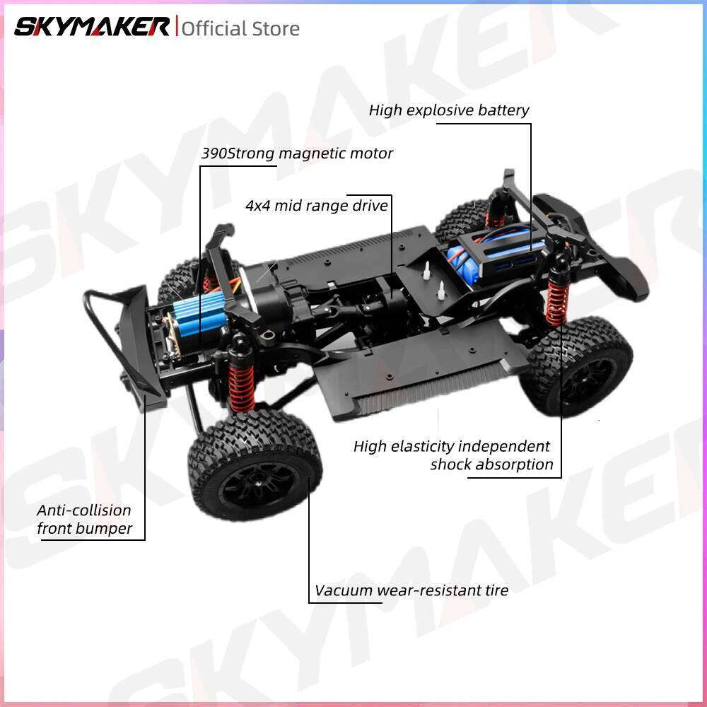 MN128 1/12 Jeep Model 2.4G Remote Control LED Light 4X4 Off Road 4WD Climbing RC Truck Electric Toy Car Gift for Boy Z260304