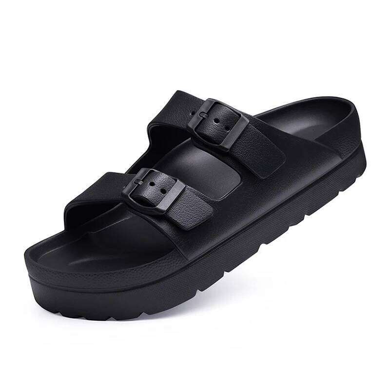 Kidmi Summer for Women Platform Sandals with Arch Support New Adjustable Buckle Beach Slippers Casual Foam Lady Slides