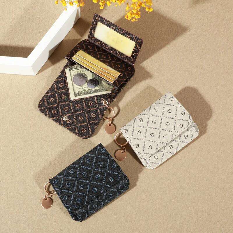 New wallet ultra-thin large capacity slot, bag, multiple card slots, women's small and exquisi C260304