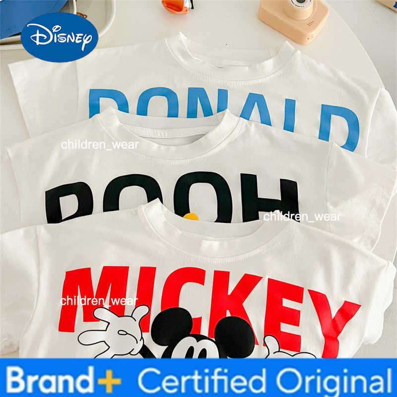 Disney Summer Striped Navy Collar Cartoon Bodysuits Mickey Mouse Donald Daisy Duck Toddler Cotton Rompers Outfits for Girl Boy H260305