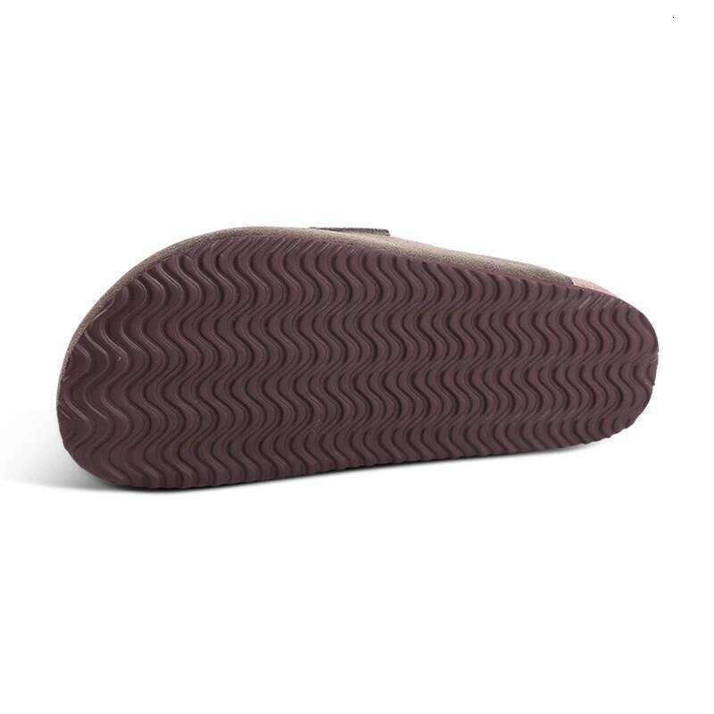 Kidmi New Women's Comfortable Cork Sole Genuine Cow Suede Clogs Indoor And Outdoor Potato Shoes Popular Beach Slippers