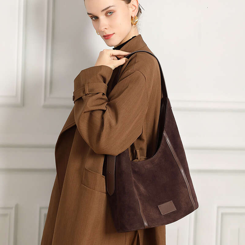 Luxury Shoulder Bags Totes Hobo For Women New Trend Genuine Leather S Single Underarm Large Capacity Niche Matte Cowhide Crossbody Bag SENYY