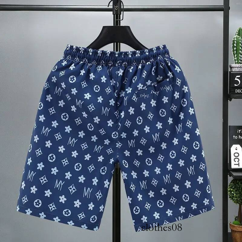 Trendy men's women's quick drying casual five part pants, thin and loose fit, sports beach pants for outerwear
