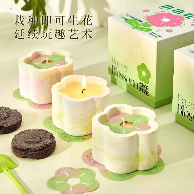Pastoral Osmanthus Candle Aromatherapy Smokeless Garden Creative Proposal Romantic Fragrance Birthday Gift Long-lasting Scent W260304 W260305