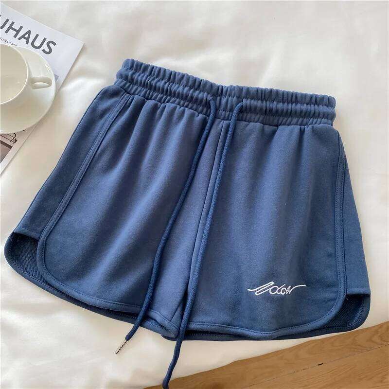 1pcs Summer Women Yoga Short Wearing Female Outside High-Waist Casual Loose Pants Lady Stylish Thin Breathable Gym Shorts XJ260305