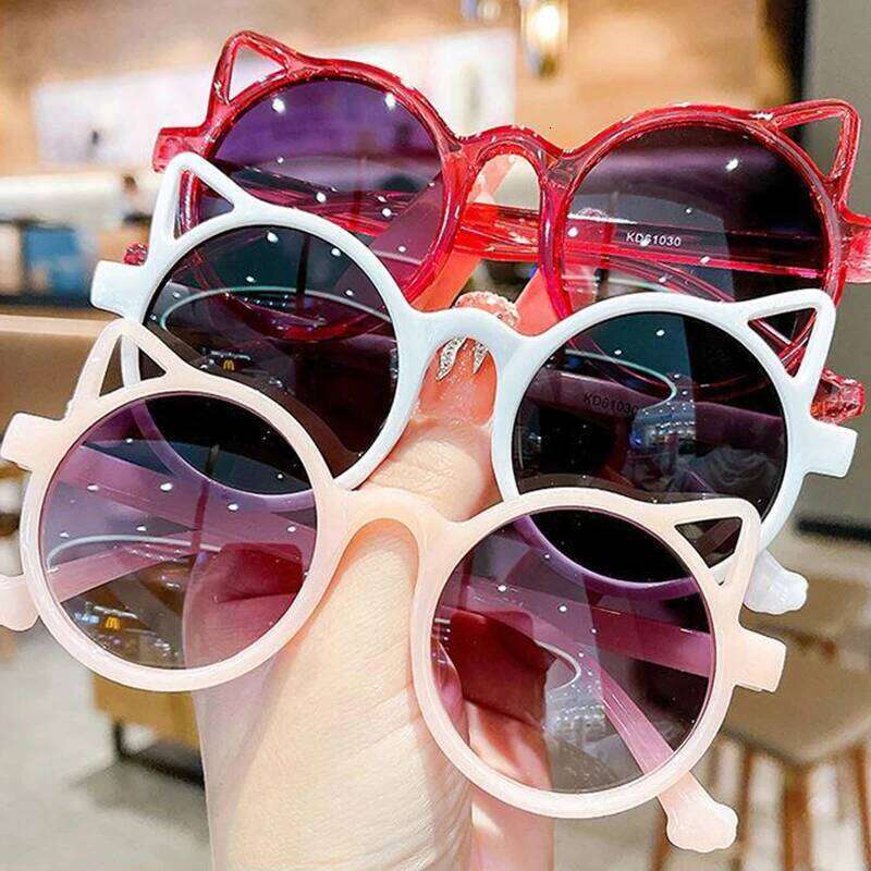 Animal Cartoon Girl Boys Cute Trend Flower Wings Outdoor Vintage Sunglasses Eye Protection Classic Kids eyewear Z260305