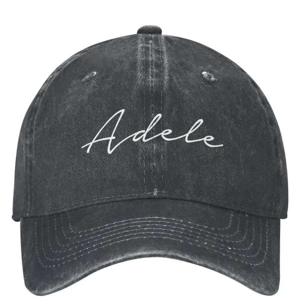 Adele Baseball Outfit Casual Distressed Denim Washed Snapback Dad for Men Women All Seasons Travel Caps Hat Y260304