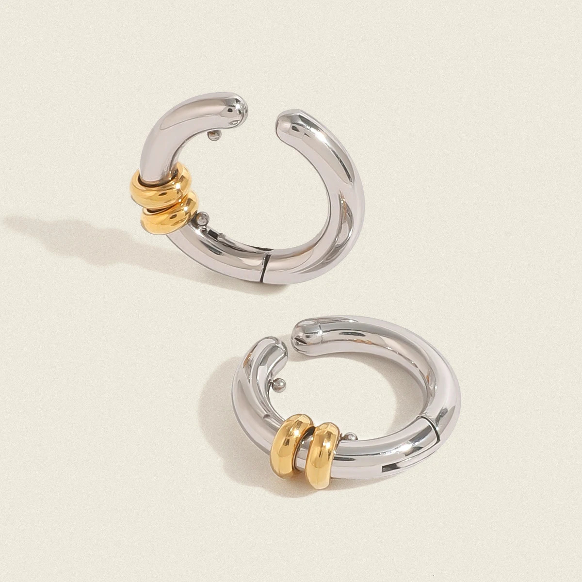 ccitybeauty Simple C Shape Ear Cuff Small Hoop Dangle Elegant Women n Chic Jewelry Gift Waterproof Anti Allergic Metal 260303