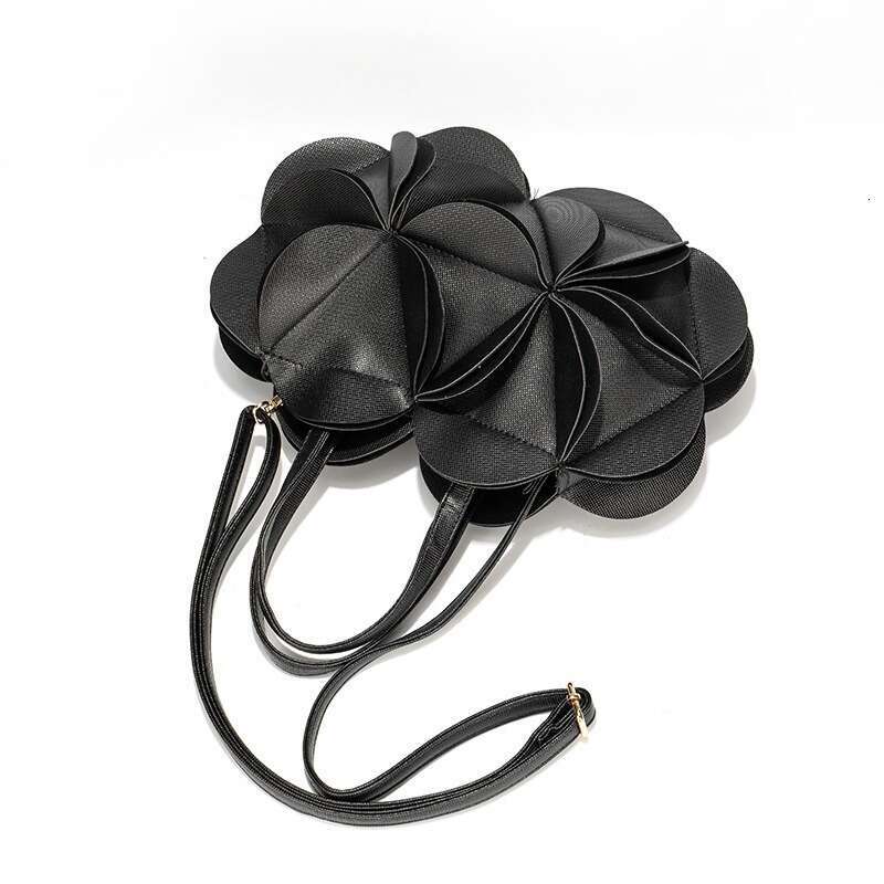 Niche Design Floral Shape Single Shoulder Crossbody Creative Cute Pleated Handbag For Women Korean Japanese Fashion Evening Bag Kl928