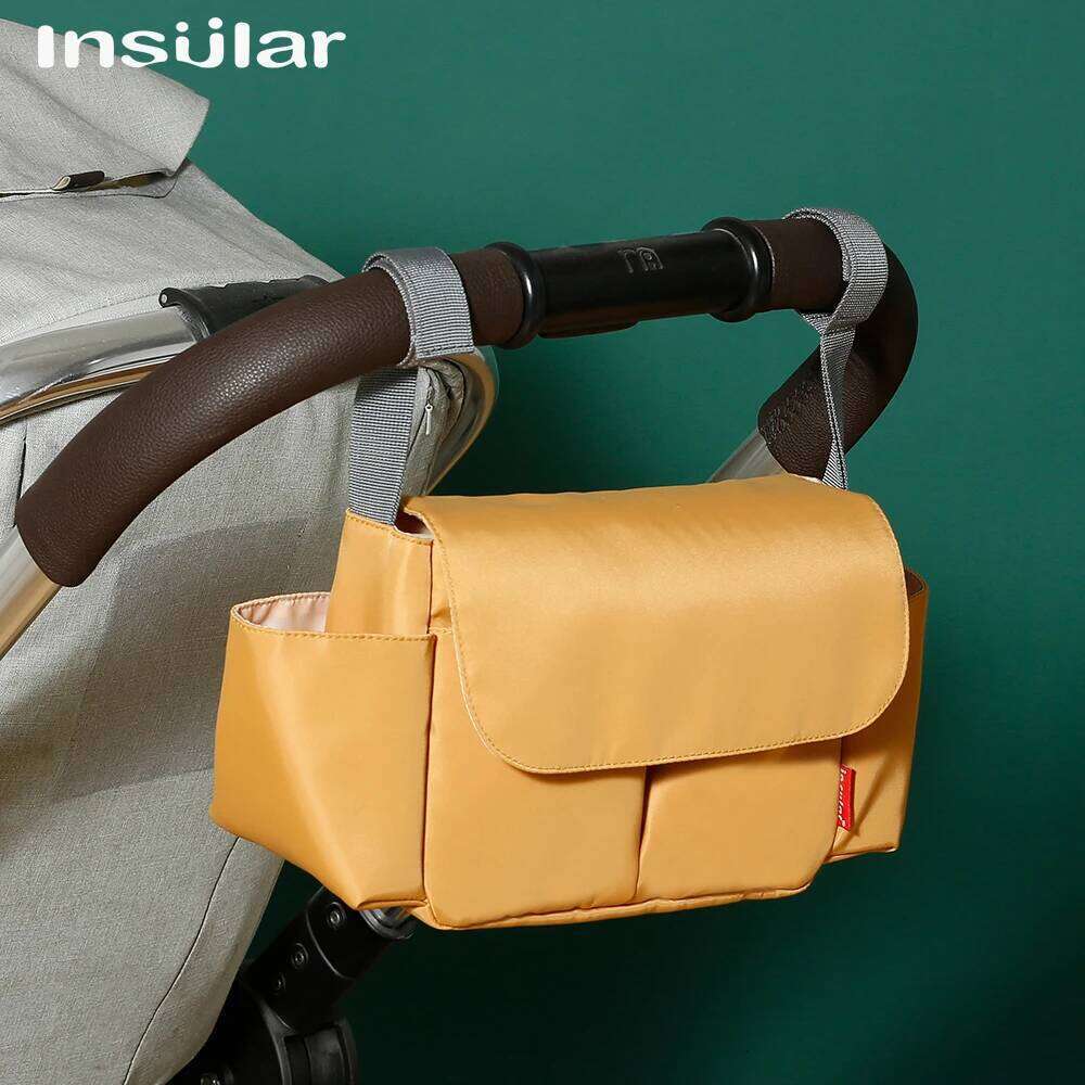 Baby Bag Pram Stroller Cup Holder Cover Trolley Organizer Pouch Travel Accessories Z260304