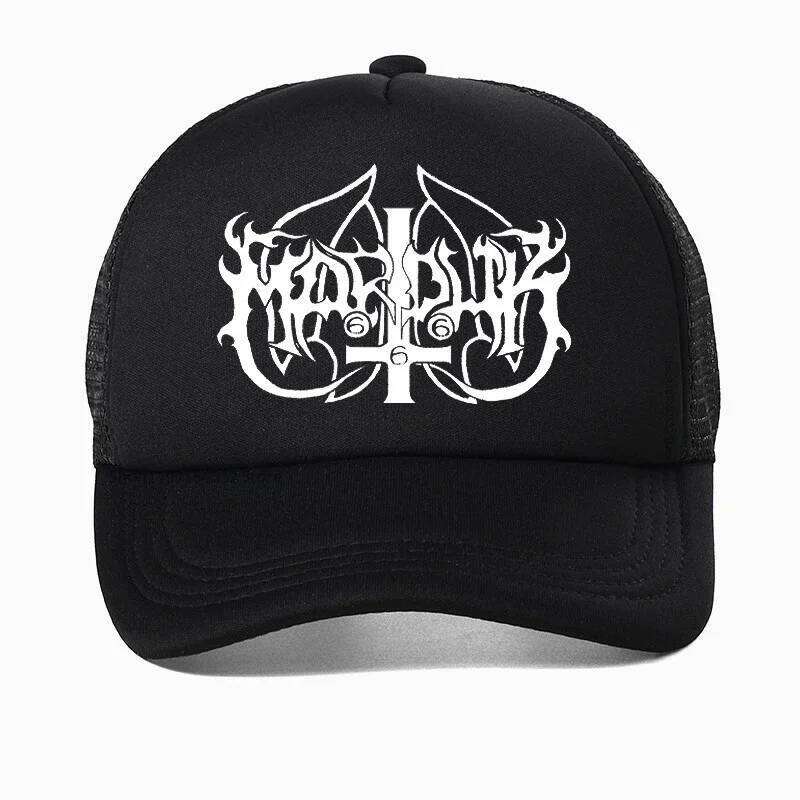 Marduk BAND Casual Baseball cap Harajuku Styles Swedish Men's hat Hip Hop men Dark Metal Band hats Casquette Y260304