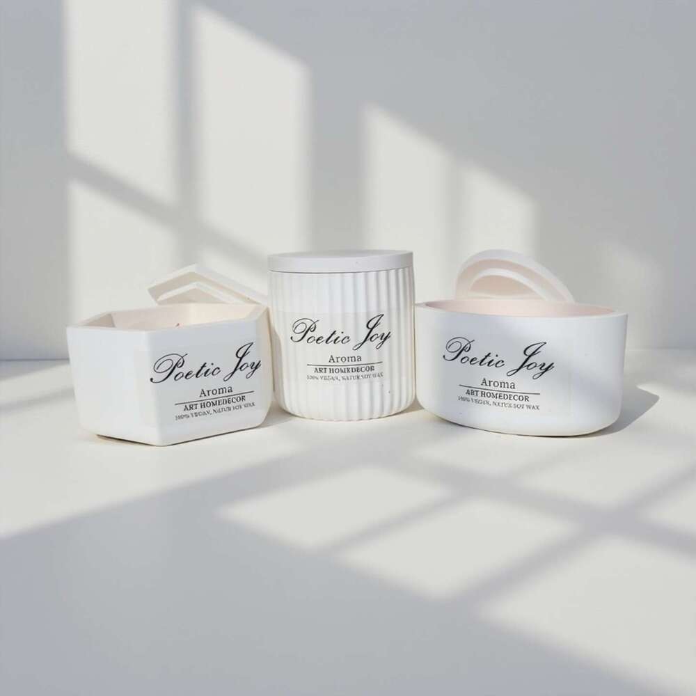 Cross-Border Amazon Fragrance Small Peony Flower Soy Candle Aromatherapy Gift Holiday Souvenir Ornament W260304 W260305