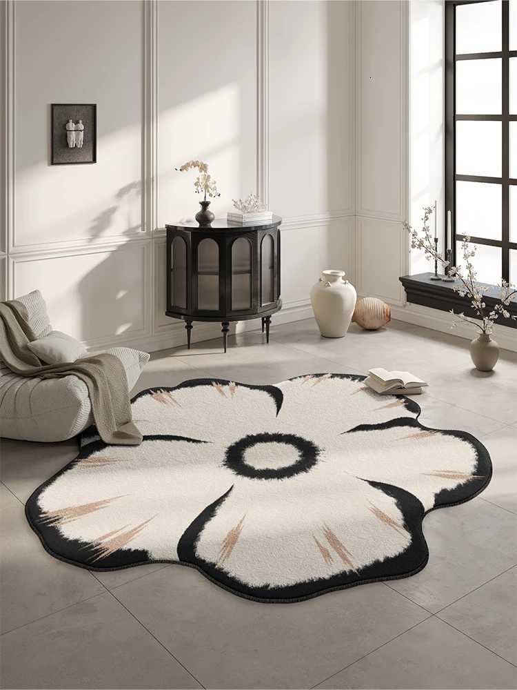 Luxury Floral Carpet For Living Room Bedroom Bedside - Warm Insulated Autumn Winter Home DecorT260305
