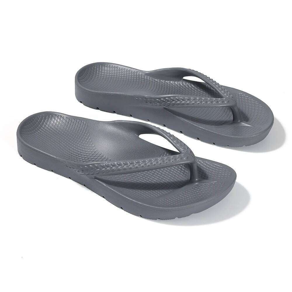 Kidmi Men Orthotic Sandals for Plantar Fasciitis Relief Summer Beach Flip Flops Vacation Shower Cloud Slippers