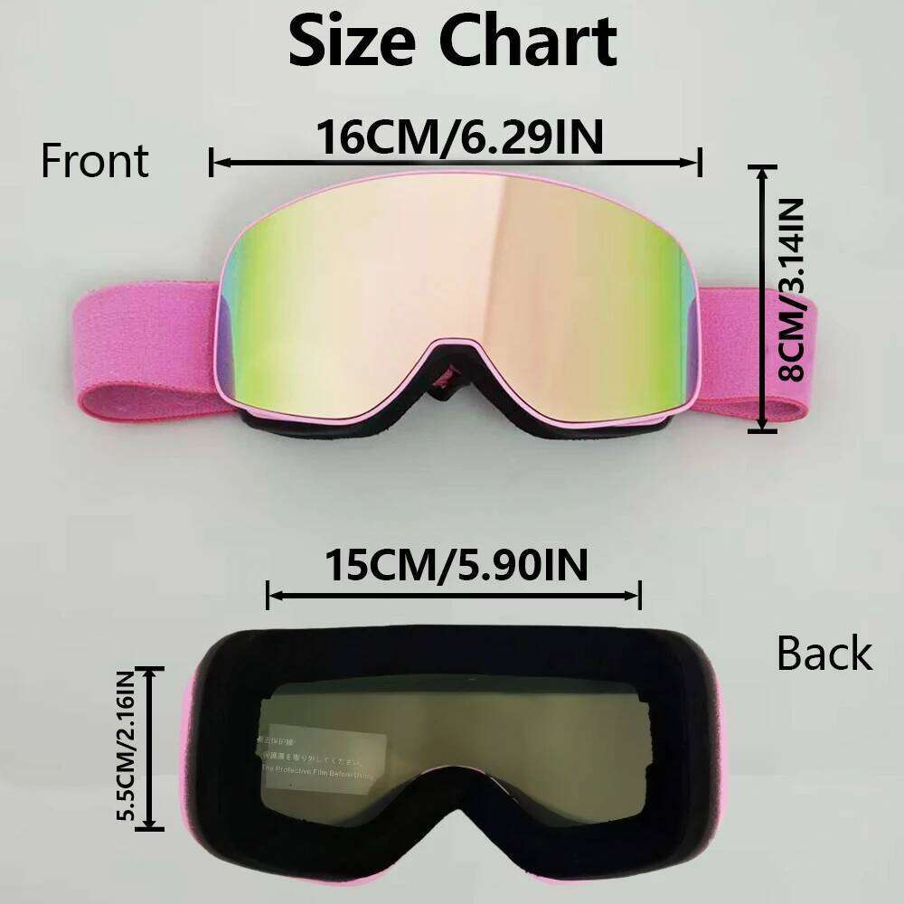 Kids Christmas Gift Fashion Winter Sports Ski Goggles High Definition Lenses Windproof Dustproof Snow Mountain Outdoor Gear S260304