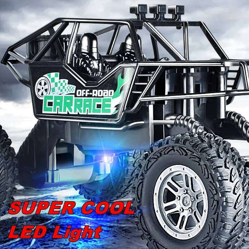 Remote Control Truck Car All Terrain Off Road Alloy RC Cars Buggy Drift Racing Toy Rechargeable Sturdy Gift for Kids Boys Z260304
