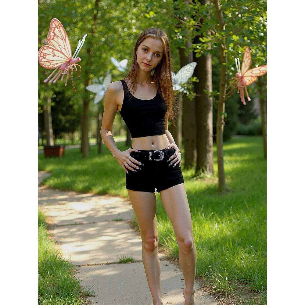 Shorts Womens Low Rise Tight Leather Stretch Waistband Fabric Spicy Hop Graphic Homewear Outerwear Dancer XJ260305