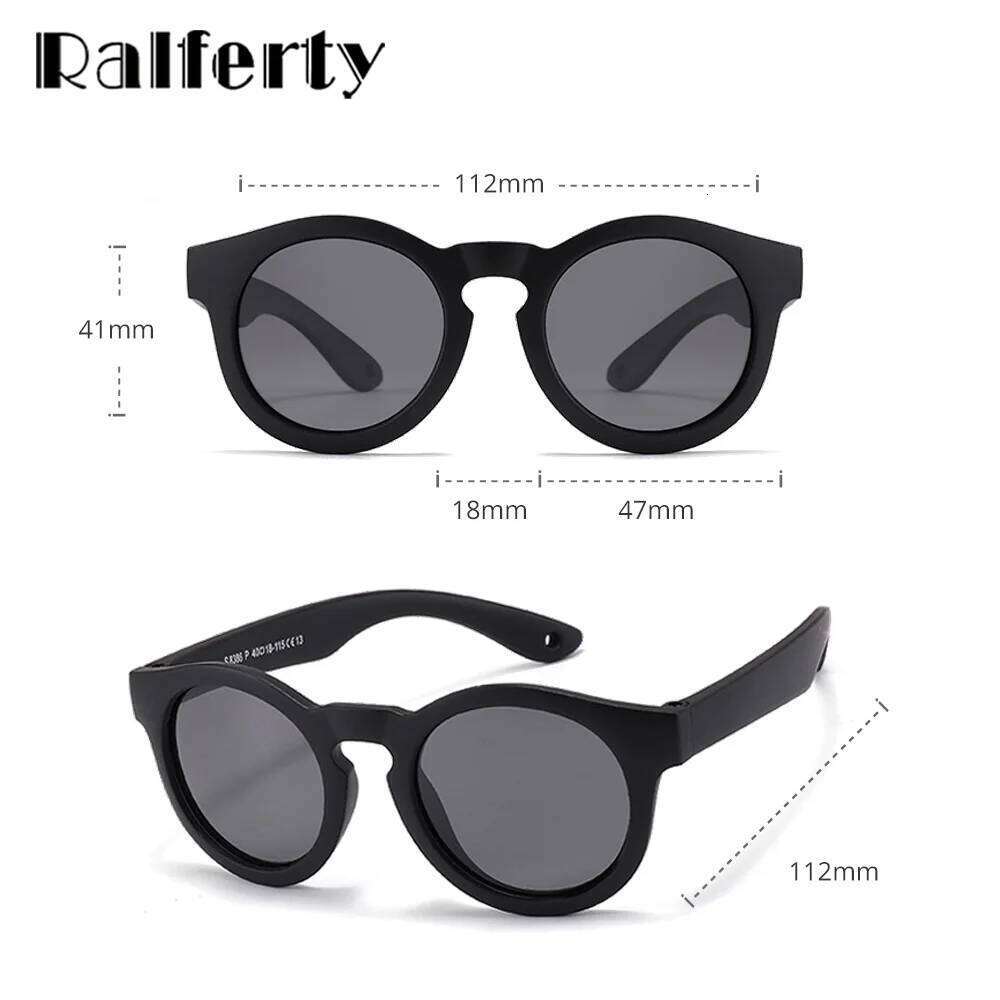 Unbreakable 0-3Y Baby Sunglasses Polarized UV400 Infant Shades Outdoor Protection Sun Glasses BPA-Free Bend Proof Goggles Z260305