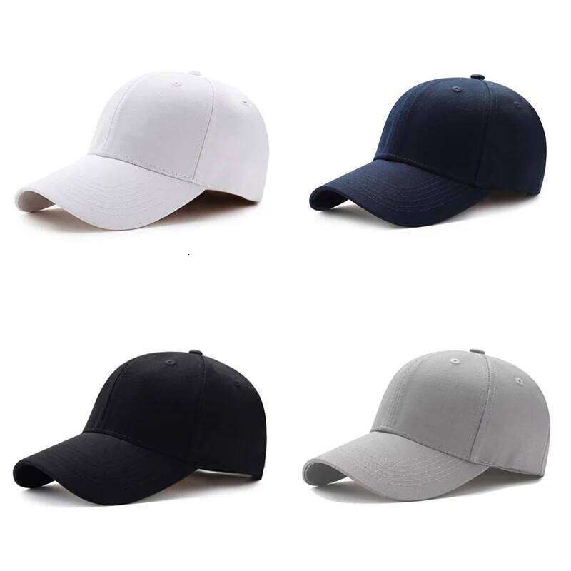 Simple Solid Color Unisex Plain Curved Sun Visor Hat Outdoor Dustproof Baseball Cap Adjustable Leisure Caps Men Women Y260304