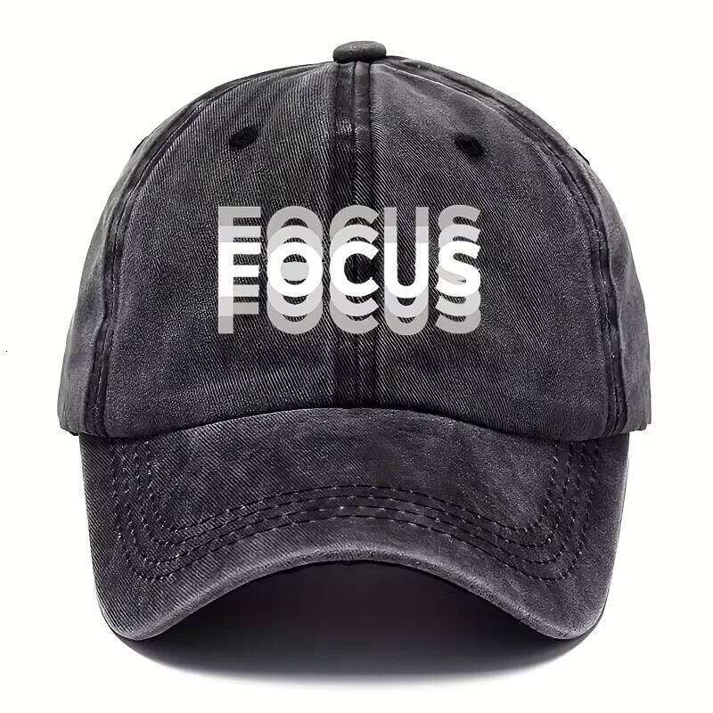 The FOCUS baseball cap breathablehand-washedsuitable for both men womenIt is breathable and adjustable Y260304