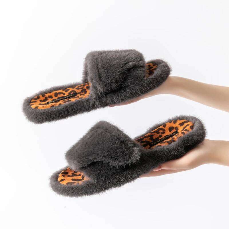 Kidmi Womens Memory Foam Furry Indoor Cotton Shoes Warm Comfort Lightweight Fuzzy Plush Ladies Casual Slippers