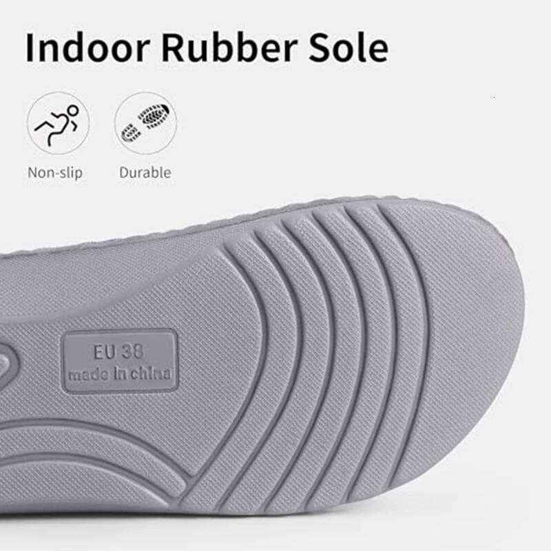 Kidmi Soft Fur Cotton Shoes Women Fashion Open Toe Corduroy Bedroom Slides With Arch Support Adjustable Indoor Slippers