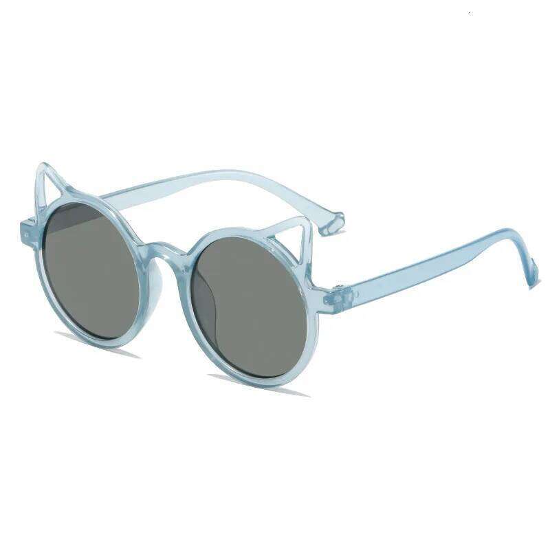 2PCS 2024 New Cat's Ears Children's Personality Sunglasses UV Protection Cute Baby Glasses Fashion Z260304