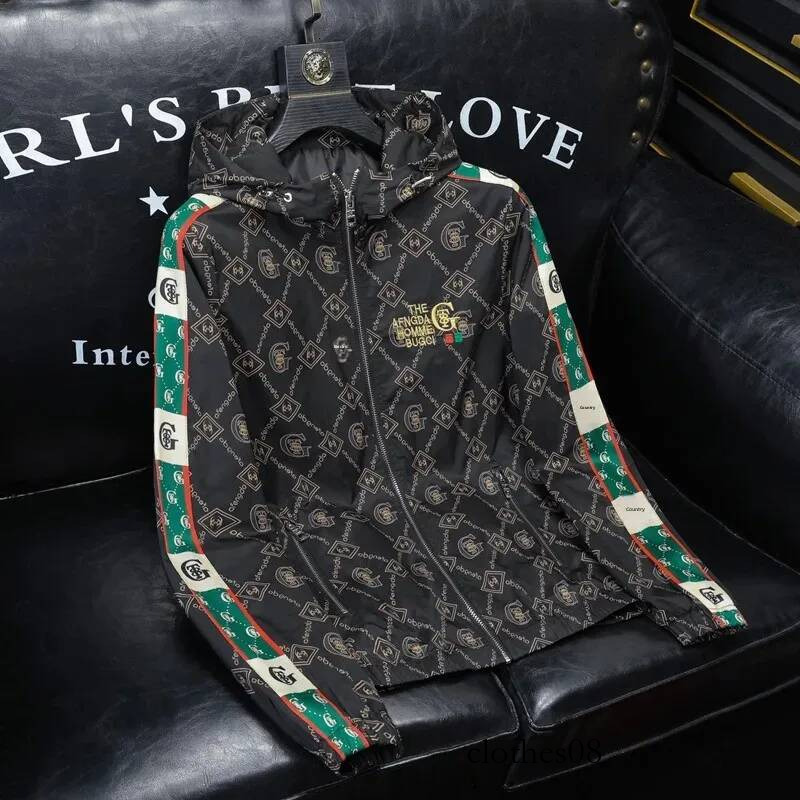 Casual Men's Jacket Outerwear Trendy Print Autumn New Style Station Tide Brand Clothing Other Material Made in China