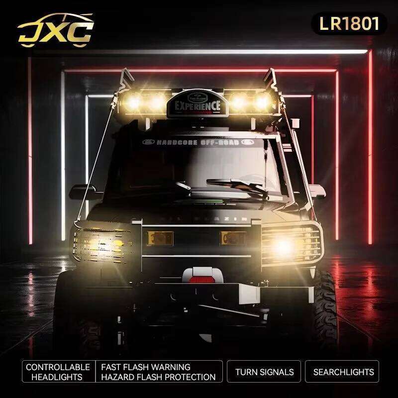 JXC LR1801 professional RC remote control 1/18 off-road climbing model 4WD two-speed boy toy car Crawler tire Z260304