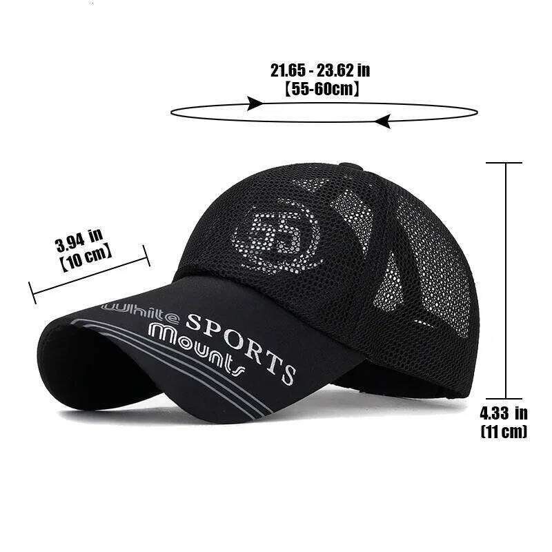 Fashion Accessories Print Pattern Breathable Brim Baseball Cap Unisex Outdoor Travel Casual Sport Adjustable Snapback Hat Y260304