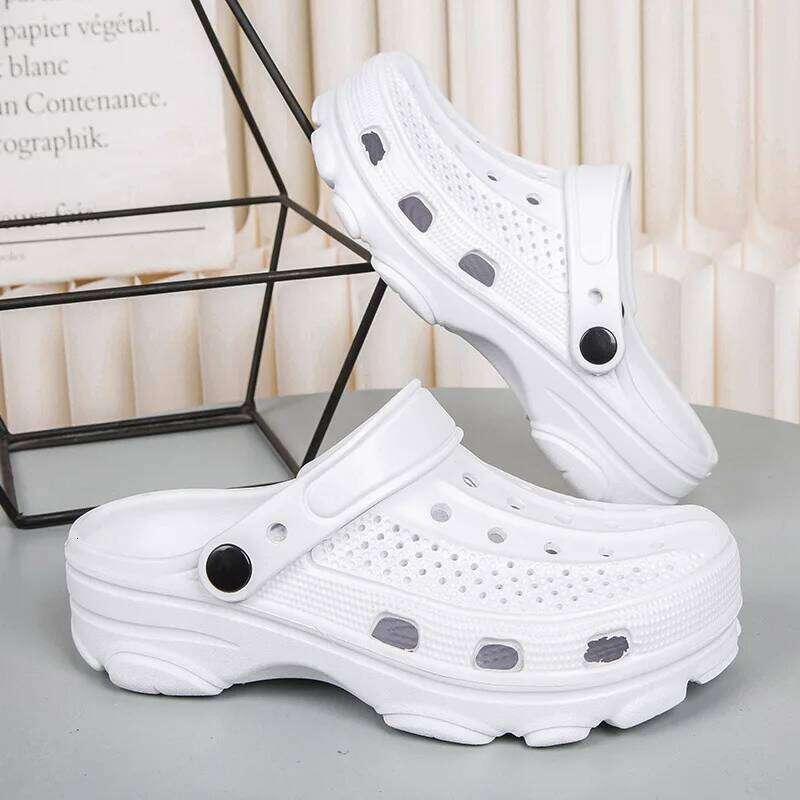 Kidmi Classic Clogs Slippers Garden Outdoor Breathable Holes Shoes Unisex Vacation Summer Men EVA Sandals