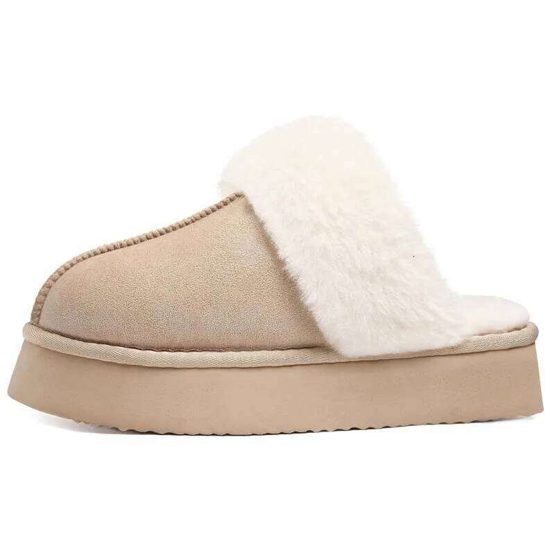 Kidmi New Women's Push Slippers Indoor and Outdoor Fashion Casual Slippprs Comfortable Winter Home Cotton Shoes with Memory Foam