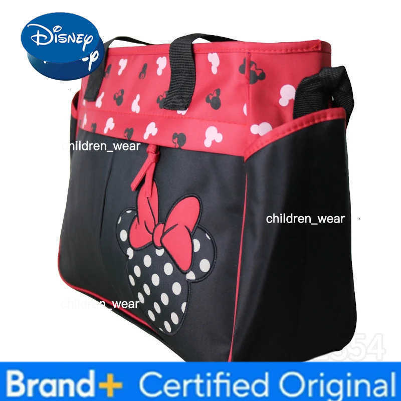 Disney Mickey New Diaper Bag Handbag Cartoon Fashion 5-Piece Baby Bag High Capacity Multifunctional Baby Diaper Bag High Quality H260305