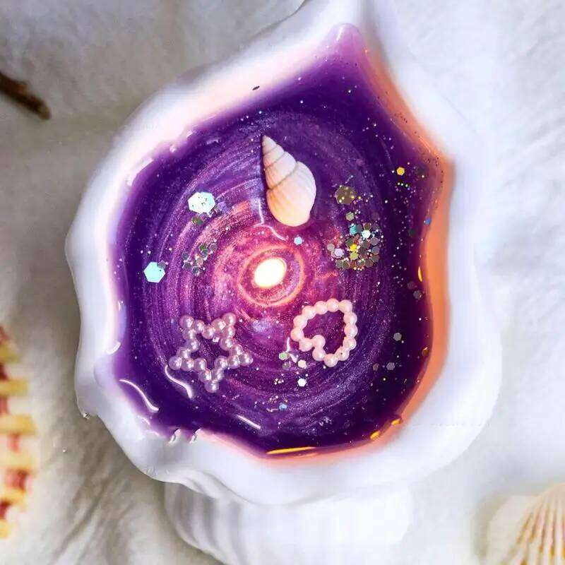 Conch Shell Soy Wax Candle Handmade Long Burn Time Home Candles With Sandalwood Fragrances For Room Decor W260304 W260305