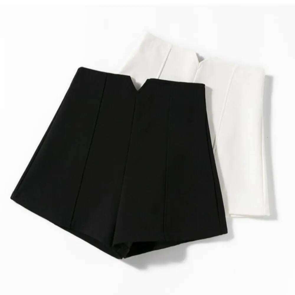 Slim Fit A-line Y2K Chic Solid Color Suit Hot Shorts Pant Trousers High Waist Women's Summer Short Pants Office XJ260305