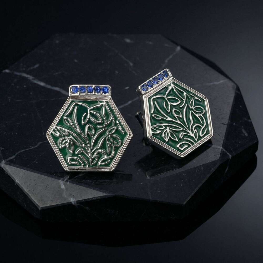 Vintage Geometric Stud Earrings Fashionable Versatile Elegant With A Light Luxury And Sophisticated Feel Exquisite Niche Earrings For Women High-Quali