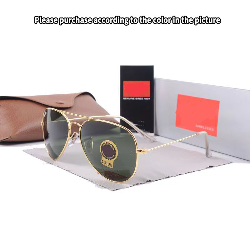 High quality RayDan RB3025 Sunglasses For Women Luxury Pilot Classic Men's Eyeglasses Designer Eyeglasses 2026 Summer sun glasses with Case