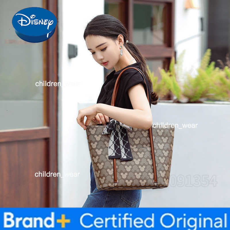 Disney Mickey New Womens Handbag Print Fashion Womens Shoulder Bag Large Capacity Travel Casual Womens Tote Bag High Quality H260305