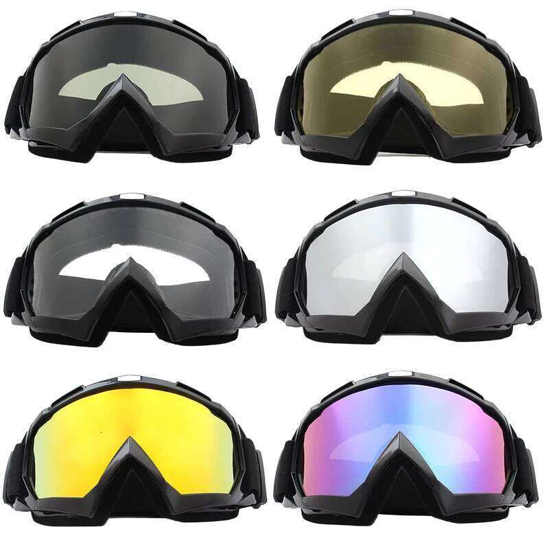 Ski Winter Snow Cycling Sports Goggles UV Protection Men Women Skiing Snowboard Motocross Glasses Eyewear Case S260304
