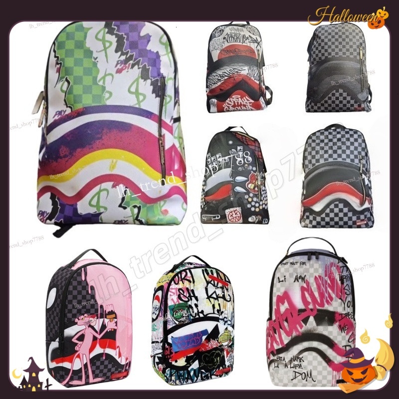 Spraygroundbackpack Designer Bag Spraygroud Luxury Bag Spray Grounds Backpack Luxury Tote Purse Wallet Beach Cartoon Shoulder Card Holder Handbag Crossbody ss2