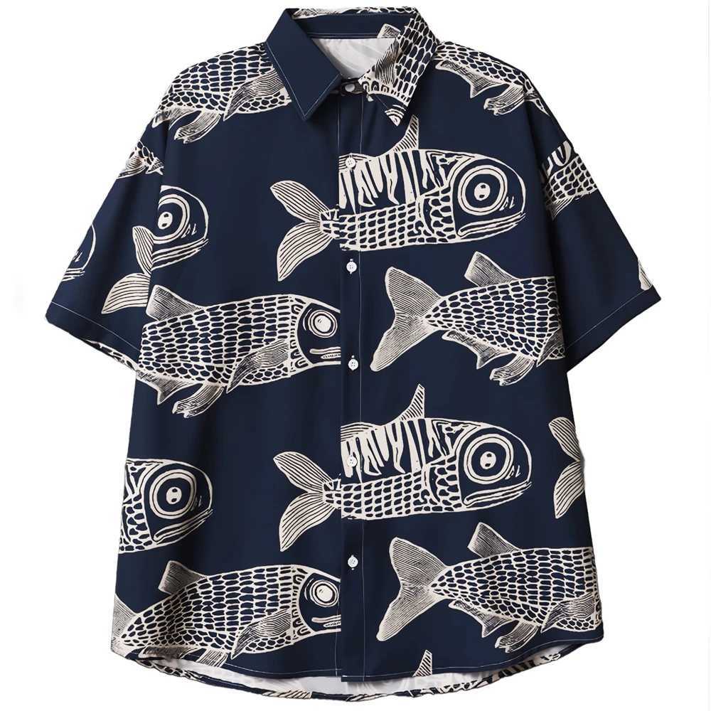 Mens Short Sleeve Shirt Hawaiian Shirt Mens Casual Travel Fashion Comfort Mens 2025 New Top M260305