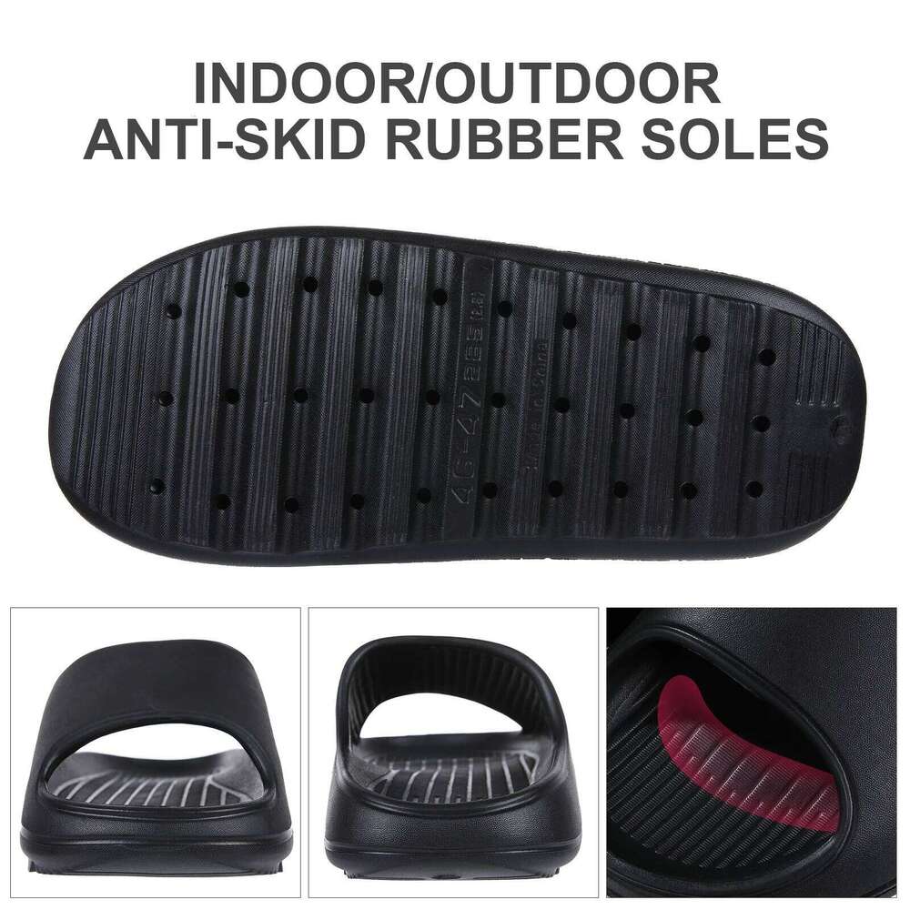 Kidmi Casual Women Trendy Beach EVA Flat Summer Indoor Bathroom Shoes Brand Unisex Men Slippers
