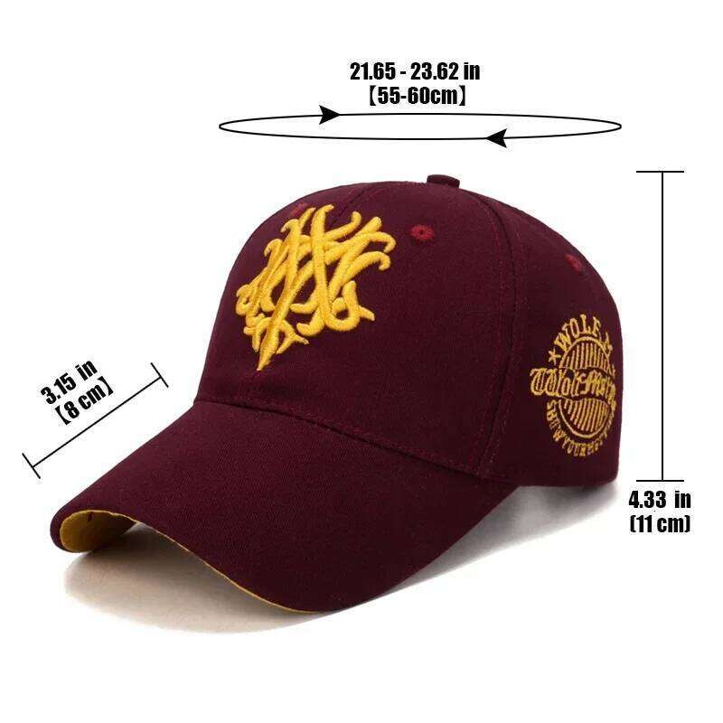 New Fashion Chrysanthemum Embroidery Cotton Baseball Cap Classic Outdoor Casual Sports Sun Trucker Dad Hat Y260304