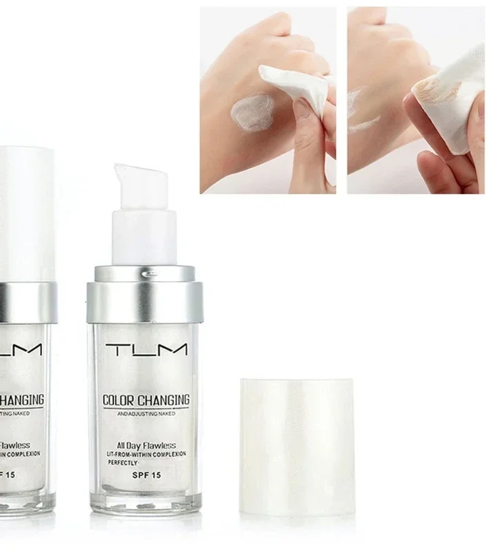 30ML TLM Foundation Color Changing Makeup Base Nude Face Full Cover Matte Concealer Long Lasting Make Up Liquid Foundation Cream 260305