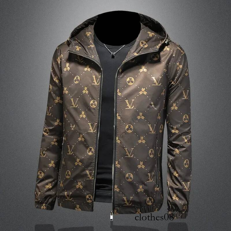 New 2025 Men's Hooded Fashionable Youth Outerwear Trendy Autumn Coat Handsome Loose Fit Casual Jacket