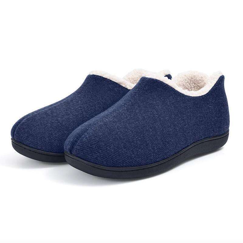 Kidmi Winter Fuzzy Women's Indoor With Memory Foam Casual Ladies House Shoes Non-Slip Rubber Sole Women Cotton Slippers