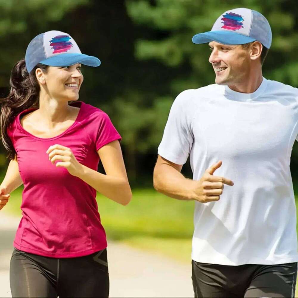 2pcs Sublimation Trucker Hats - Breathable Mesh Baseball Caps for Men & Women, DIY Designs Y260304