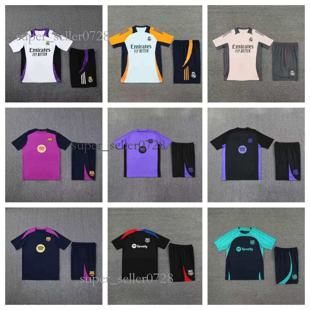 Men's Tracksuit Designer T-Shirt Football Training Kit Short-Sleeved Top and Shorts High-Quality Quick-Dry Breathable Comfort Fitness Set