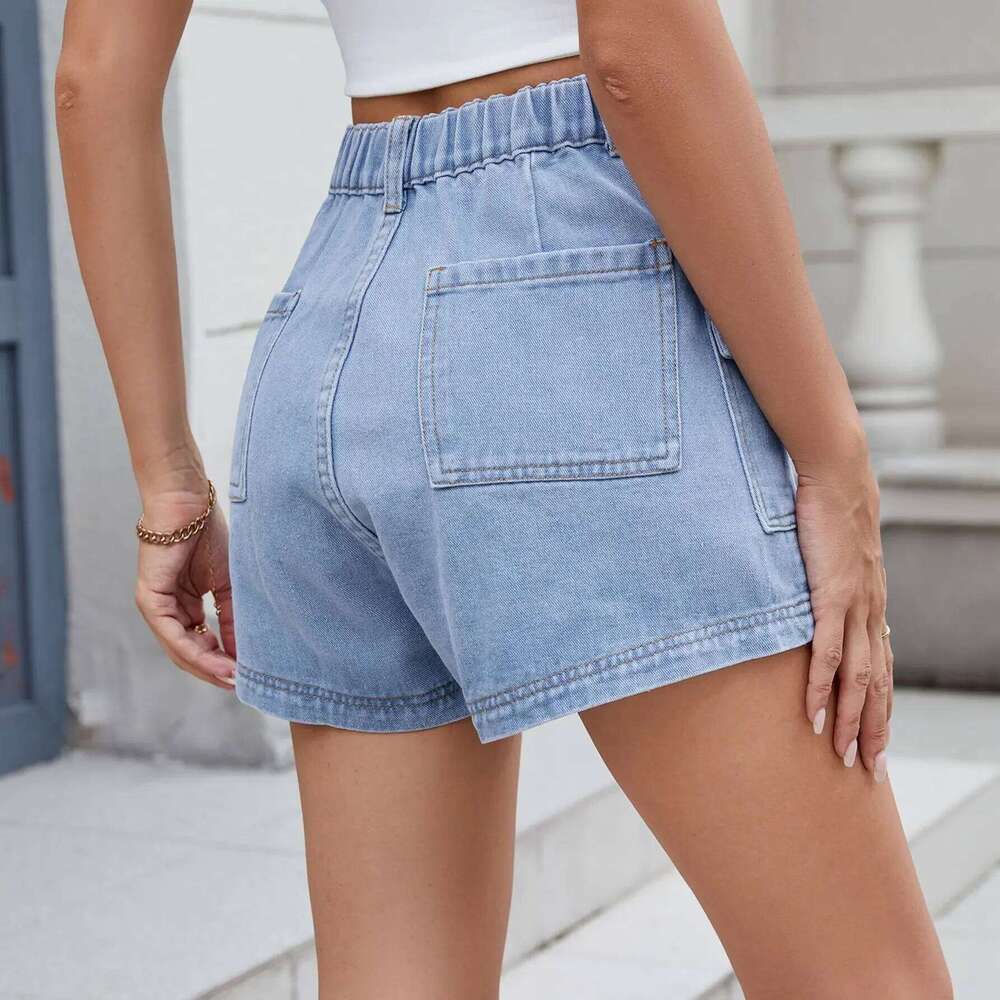 American Sexy Workwear Denim Women's Shorts. New Summer Fashion and Versatile Casual High-waisted Short Jeans for Women XJ260305